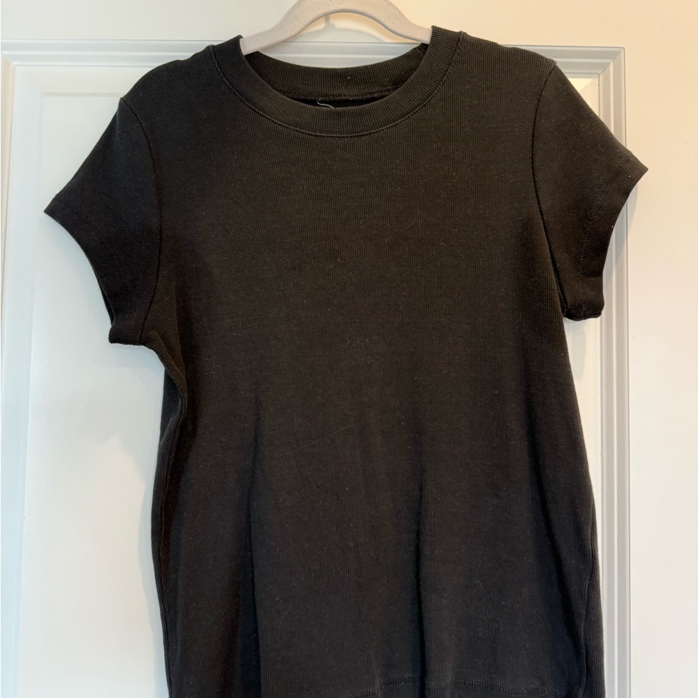 Classic Black Crewneck Women's Tee